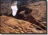 Hole-in-the-Rock Crevice prior to Lake Powell. Lynn Lyman Photo
